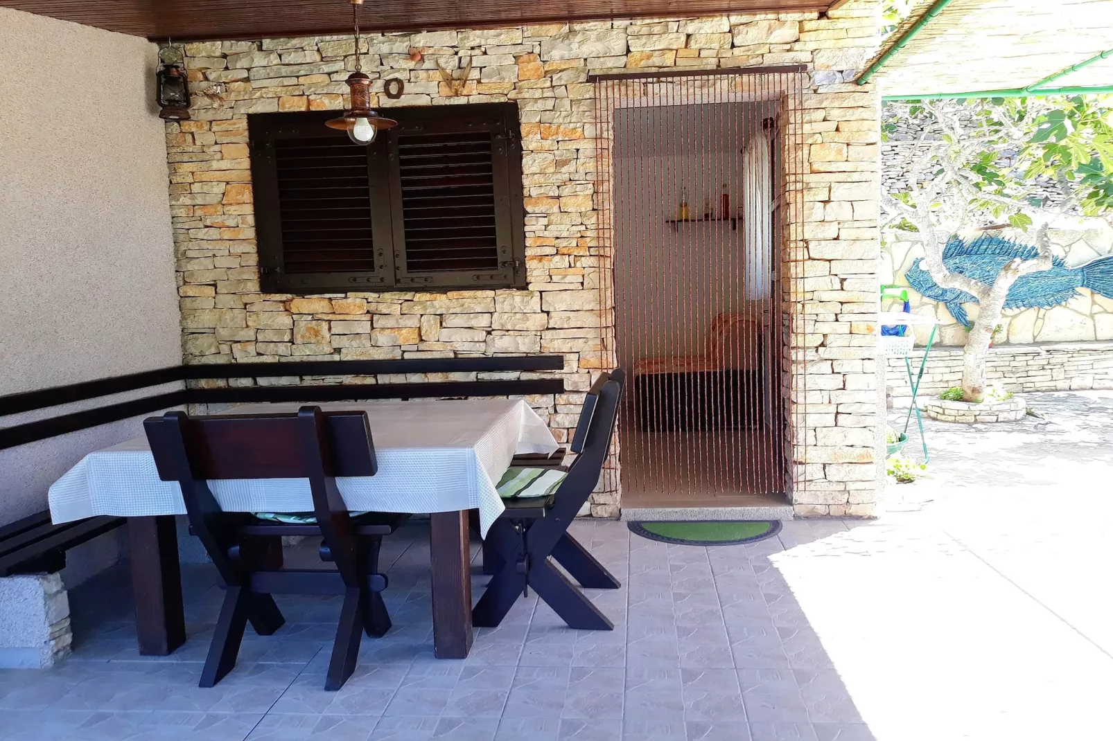 Stone House Oreb - Two Bedroom Holiday Home with Sea View-Terrace