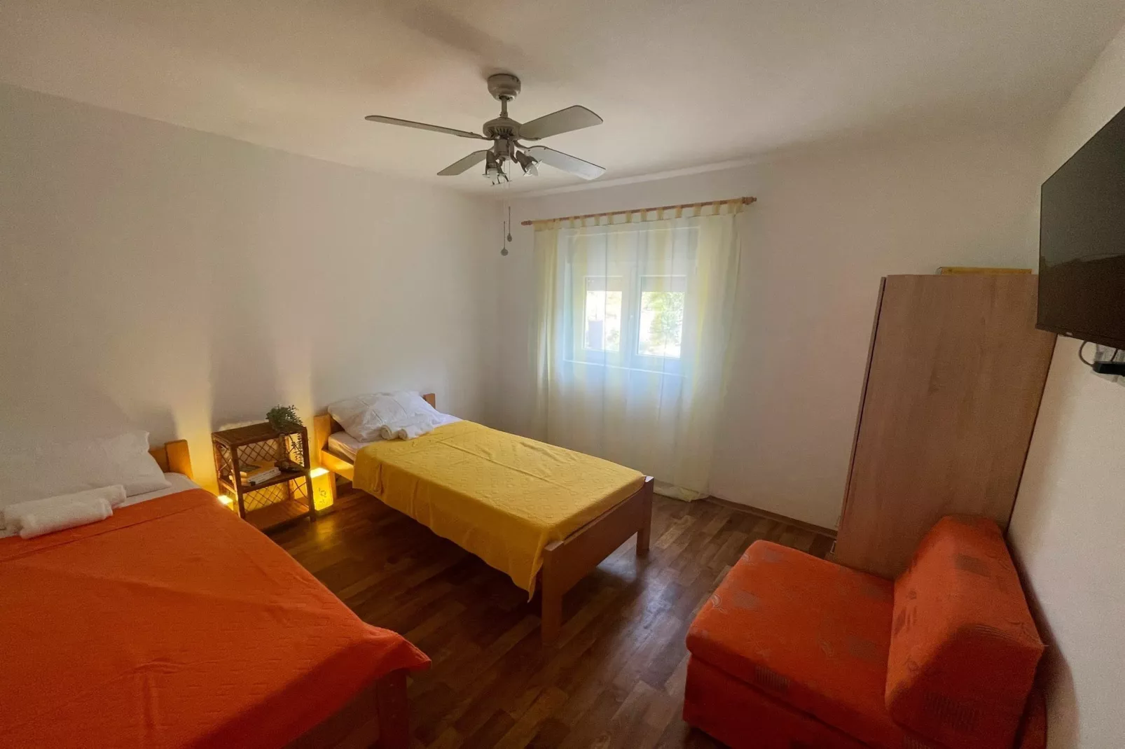 Apartments Sun 4 You - Two Bedroom Apartment with Balcony and Sea View (Apartment 2)-Bedroom
