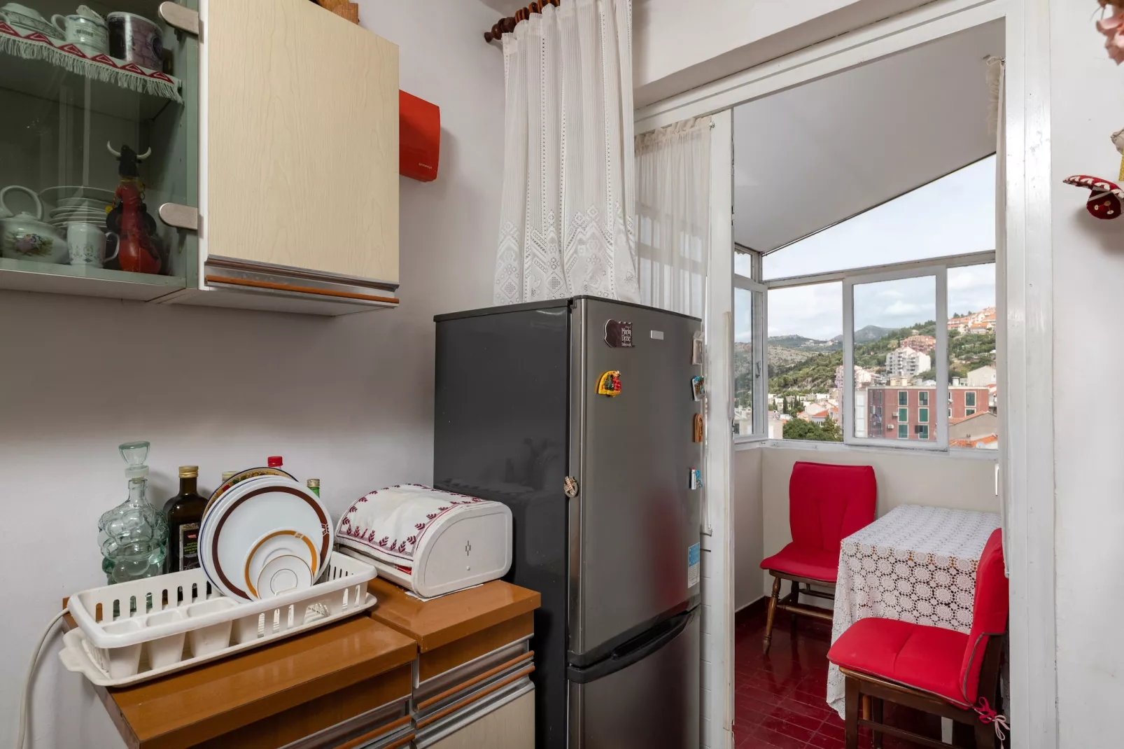 Apartment Puerto - Studio Apartment with Balcony and Sea View-Kitchen