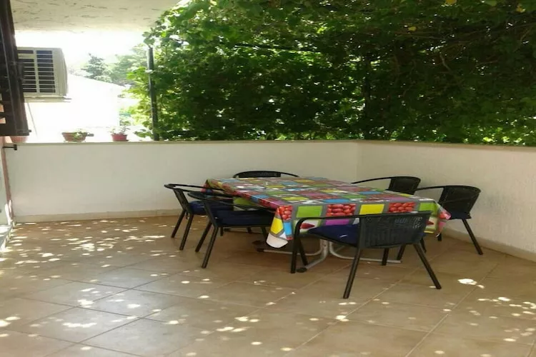 Apartments Magda - Duplex Three Bedroom Apartment with Balcony and Sea View (A1) - (ST)-Terrace