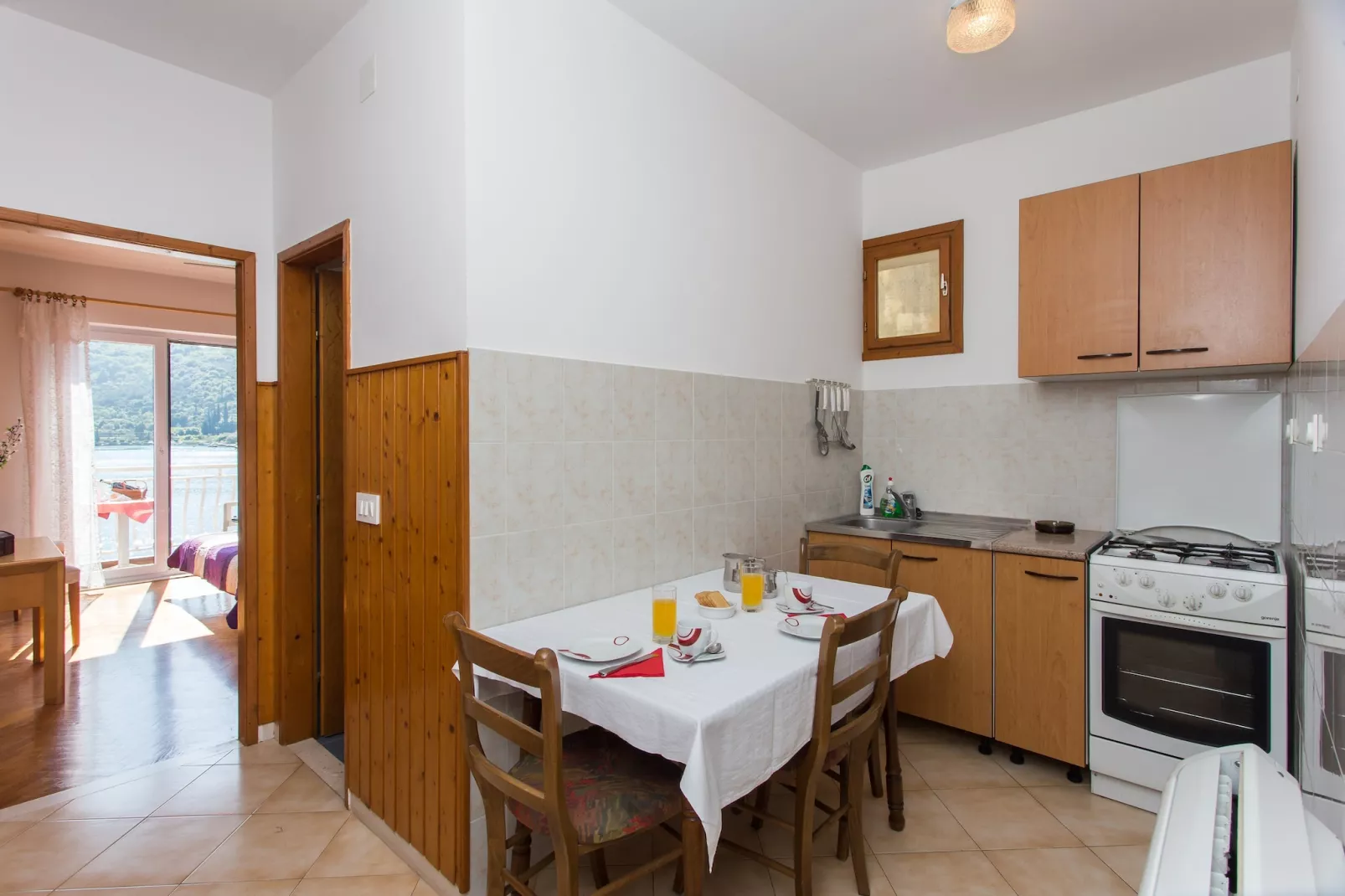 Villa Malfi - Standard Two-Bedroom Apartment with Sea View (A6)-Kitchen