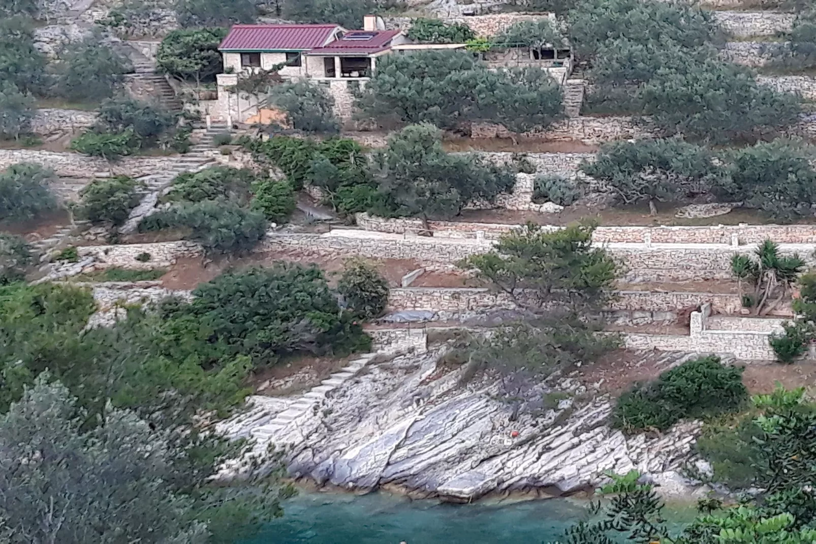 Stone House Oreb - Two Bedroom Holiday Home with Sea View-Outdoor