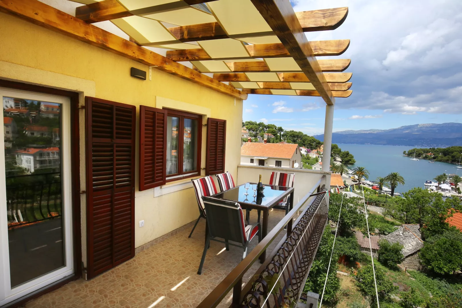 Apartments Boro - Two Bedroom Apartment with Sea View (A2)-Terrasse