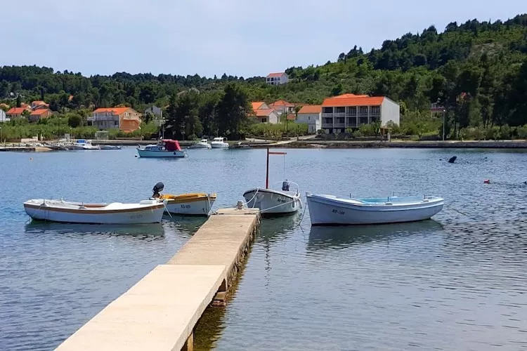 Apartments Radojković Lumbarda - Comfort Two Bedroom Apartment with Terrace and Sea View (A2)-Aussicht