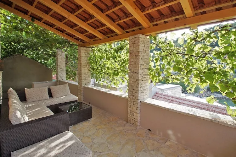 Stone House Mia - Two Bedroom Stone House with Terrace and Sea View-Terrasse