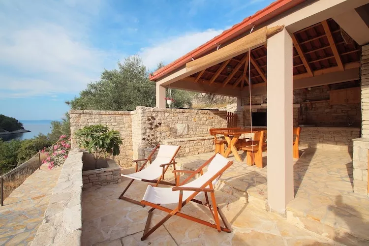 Stone House Mia - Two Bedroom Stone House with Terrace and Sea View-Terrasse