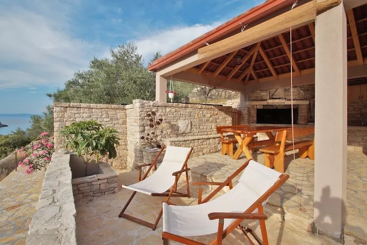 Stone House Mia - Two Bedroom Stone House with Terrace and Sea View-Terrasse