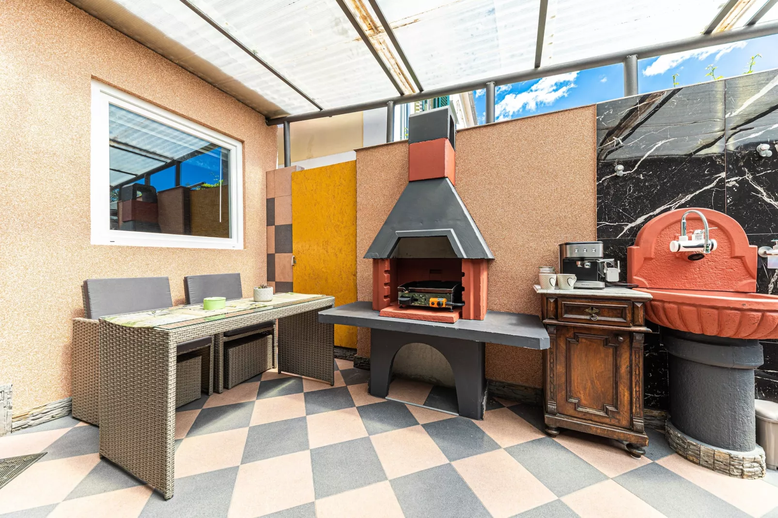 Apartments Keka - Studio Apartment-Terrasse