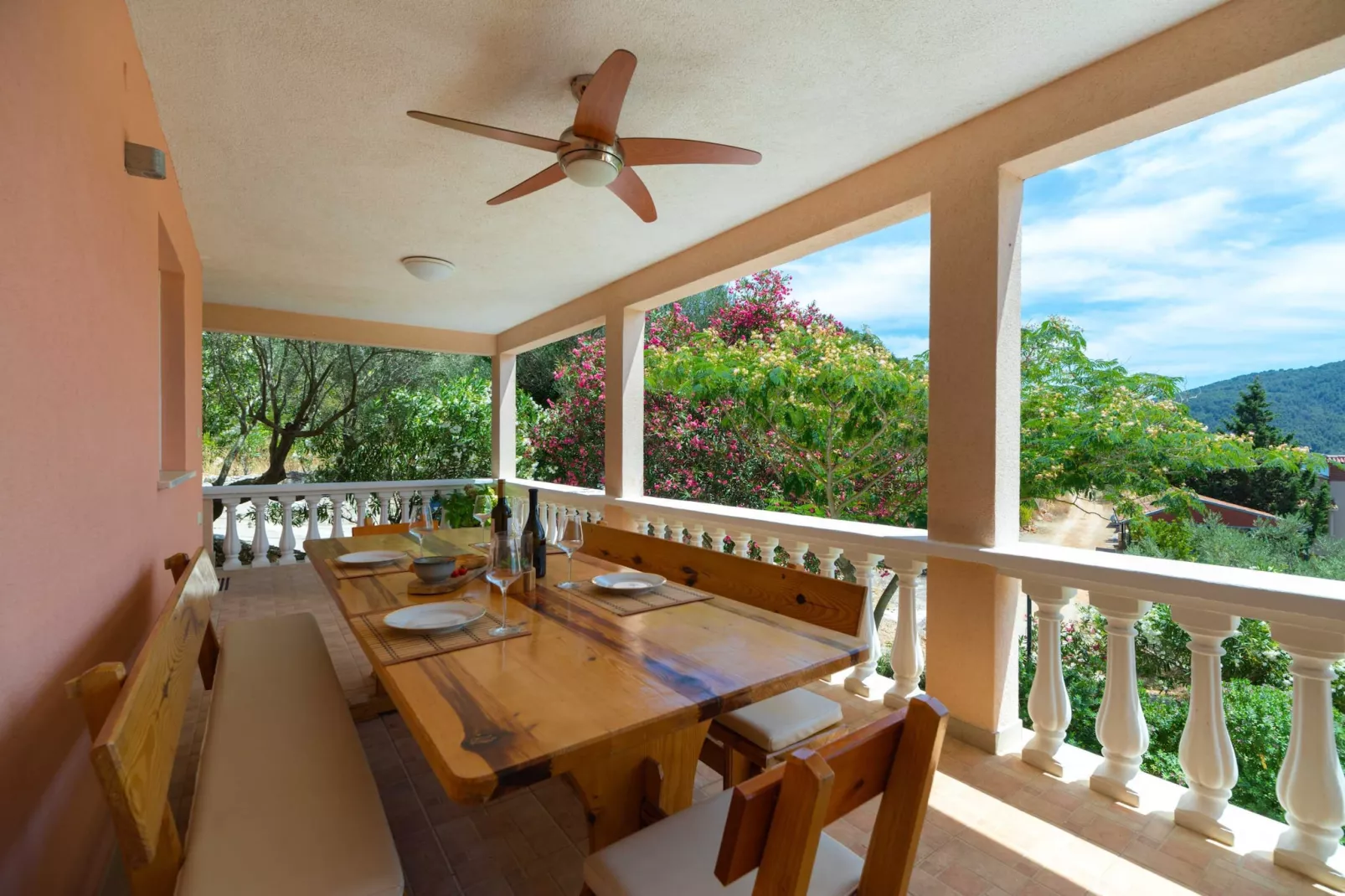 Holiday Home Diana - Five Bedroom House with Terrace and Sea View-Terrace