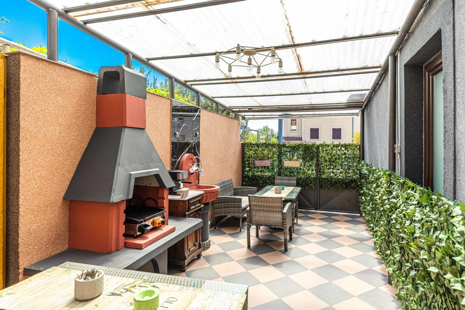 Apartments Keka - Studio Apartment-Terrasse