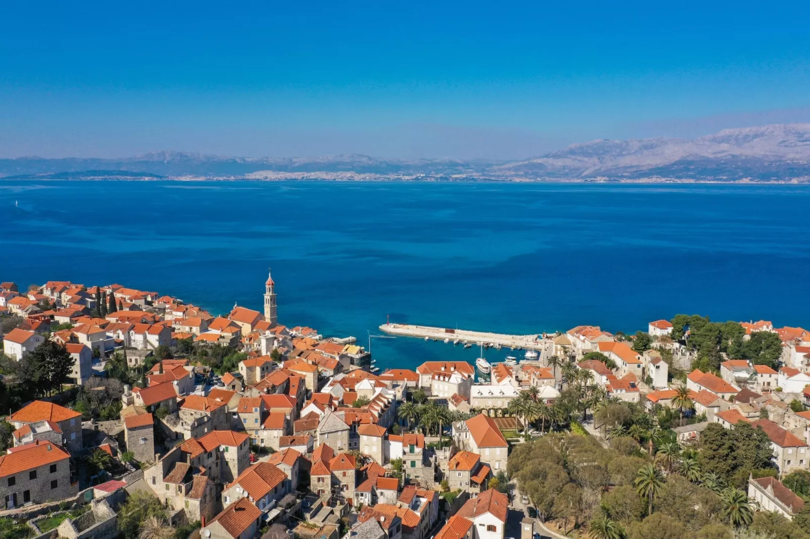 Apartment M&J - Comfort Two Bedroom Apartment with Terrace and Sea View (Škaro)-Aussicht