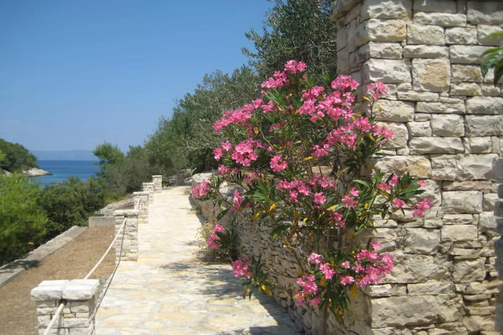 Stone House Mia - Two Bedroom Stone House with Terrace and Sea View-Im Freien