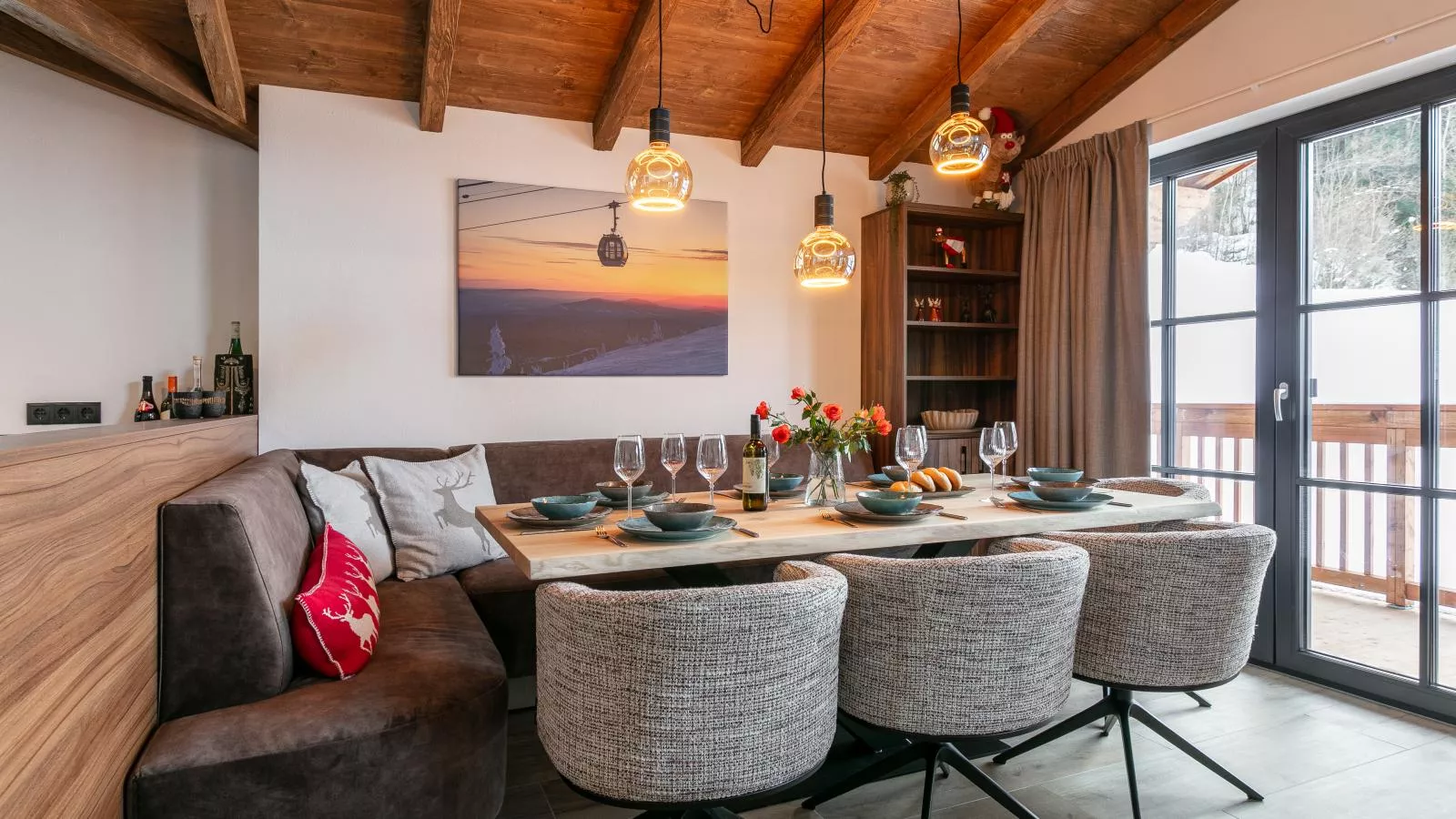 Tauernlodge Eben D4-Salle à manger