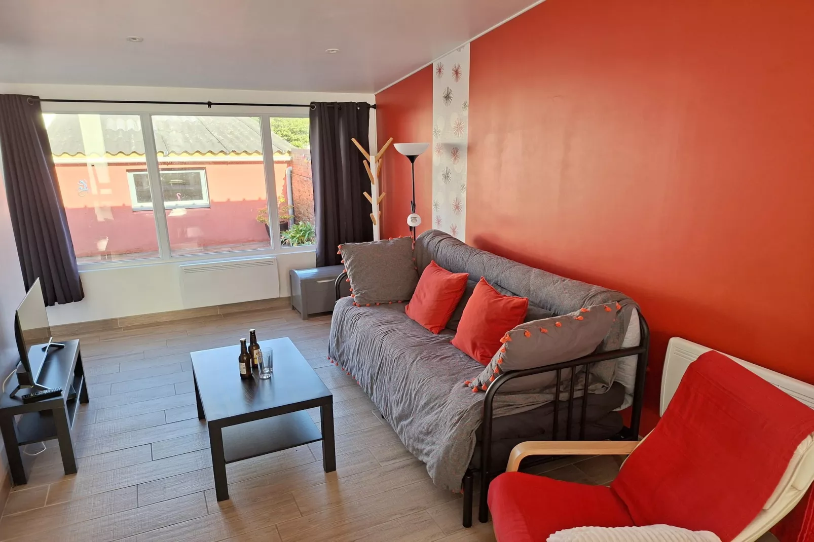 Doppelhaushälfte in St Pol de Leon-Wohnzimmer