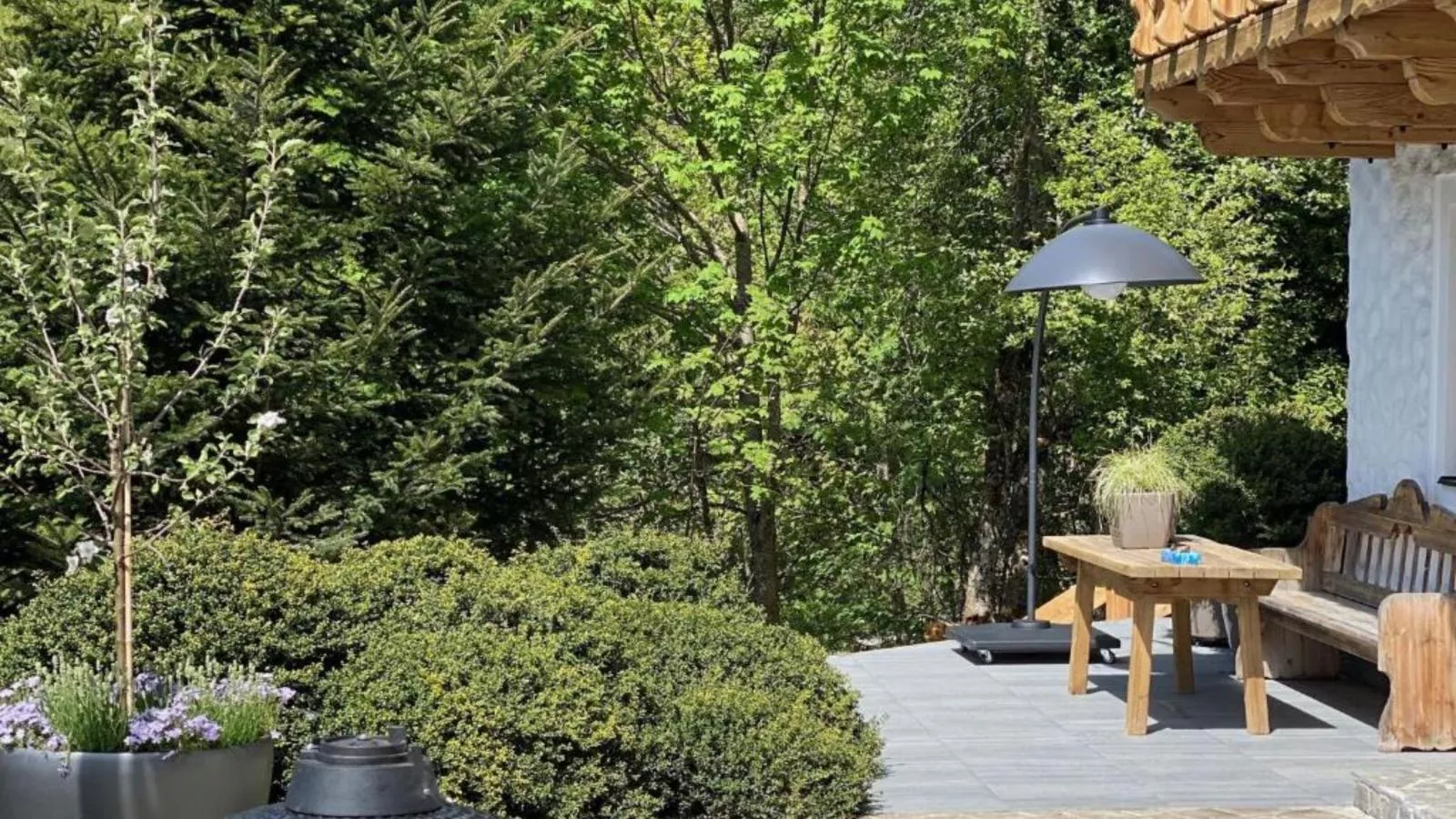 Lodge of Joy-Terrasse/Balkon