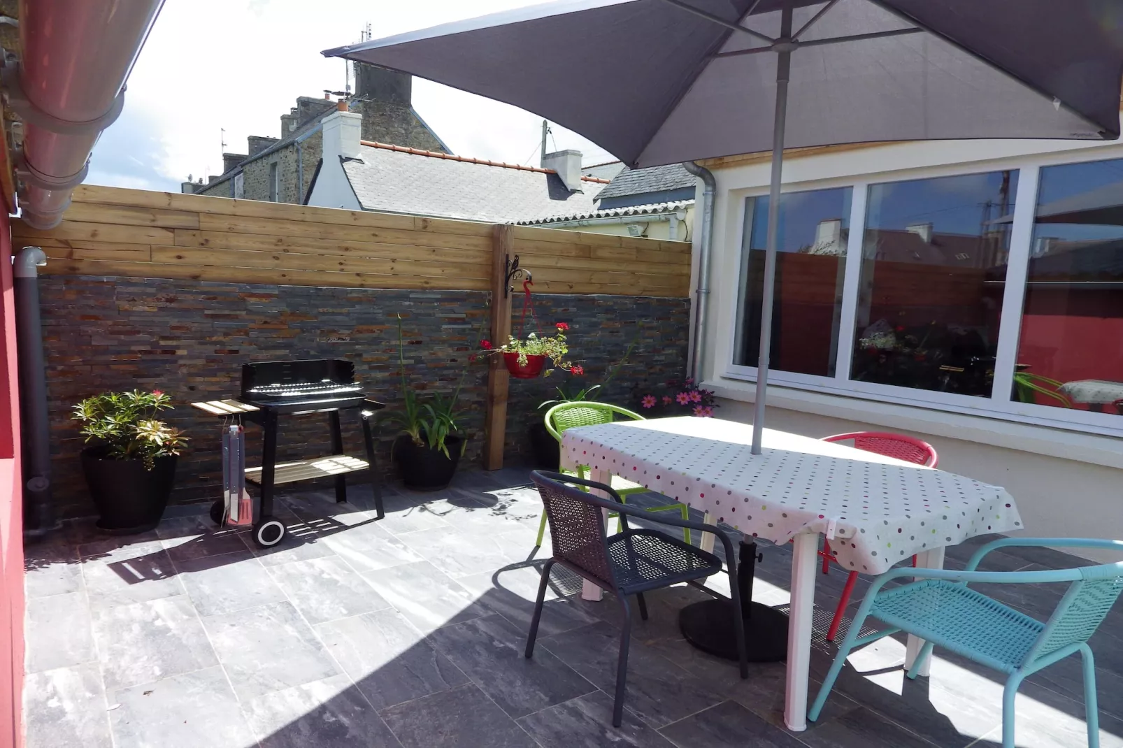 Doppelhaushälfte in St Pol de Leon-Terrasse/Balkon