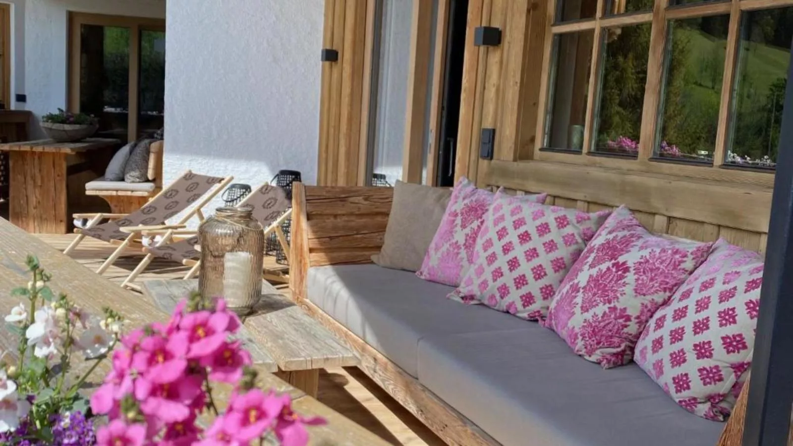 Lodge of Joy-Terrasse/Balkon