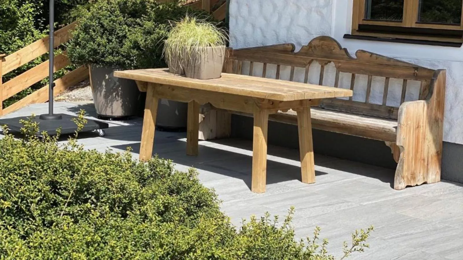 Lodge of Joy-Terrasse/Balkon