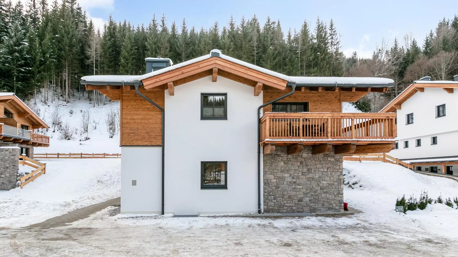 Tauernlodge Eben D4-Extérieur hiver