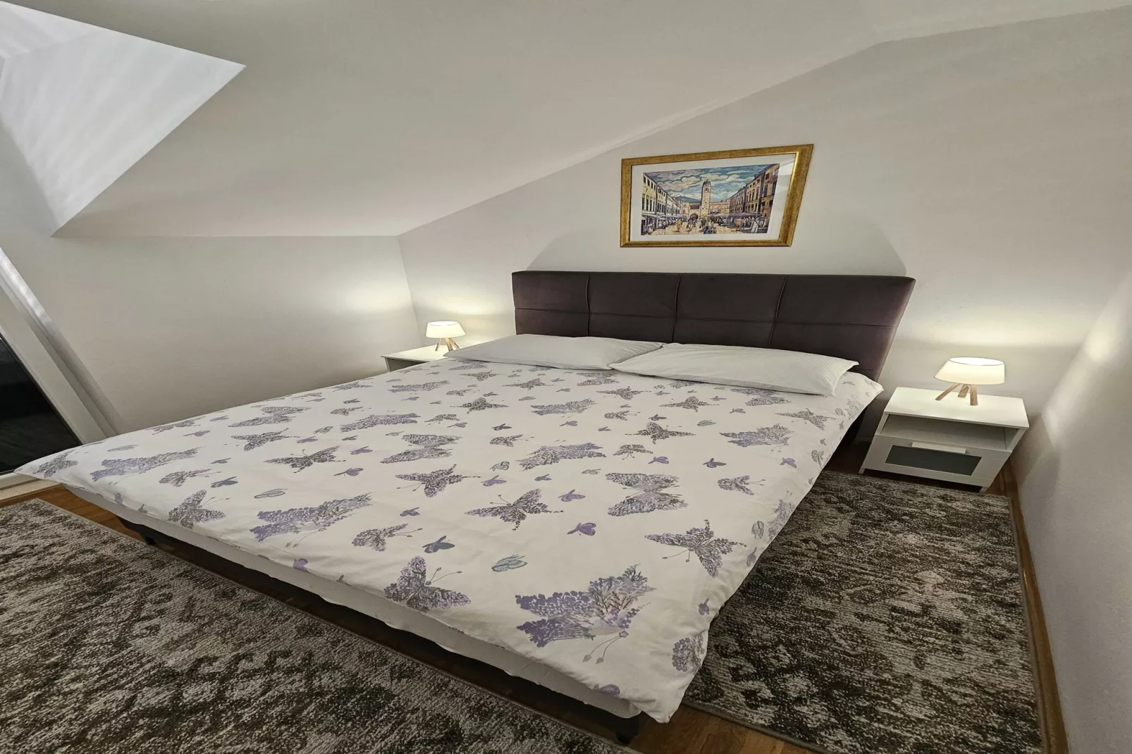 Apartment Kola - Two Bedroom Apartment with Balcony and Sea View (2) - Schlafzimmer