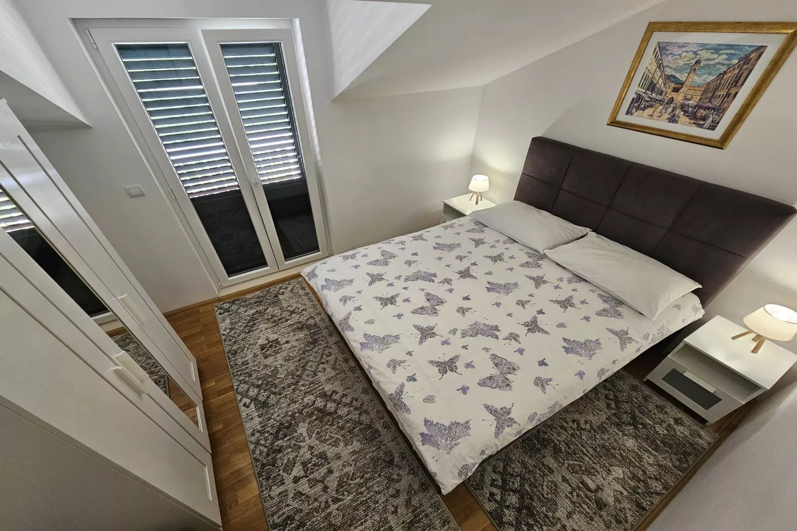 Apartment Kola - Two Bedroom Apartment with Balcony and Sea View (2) - Schlafzimmer