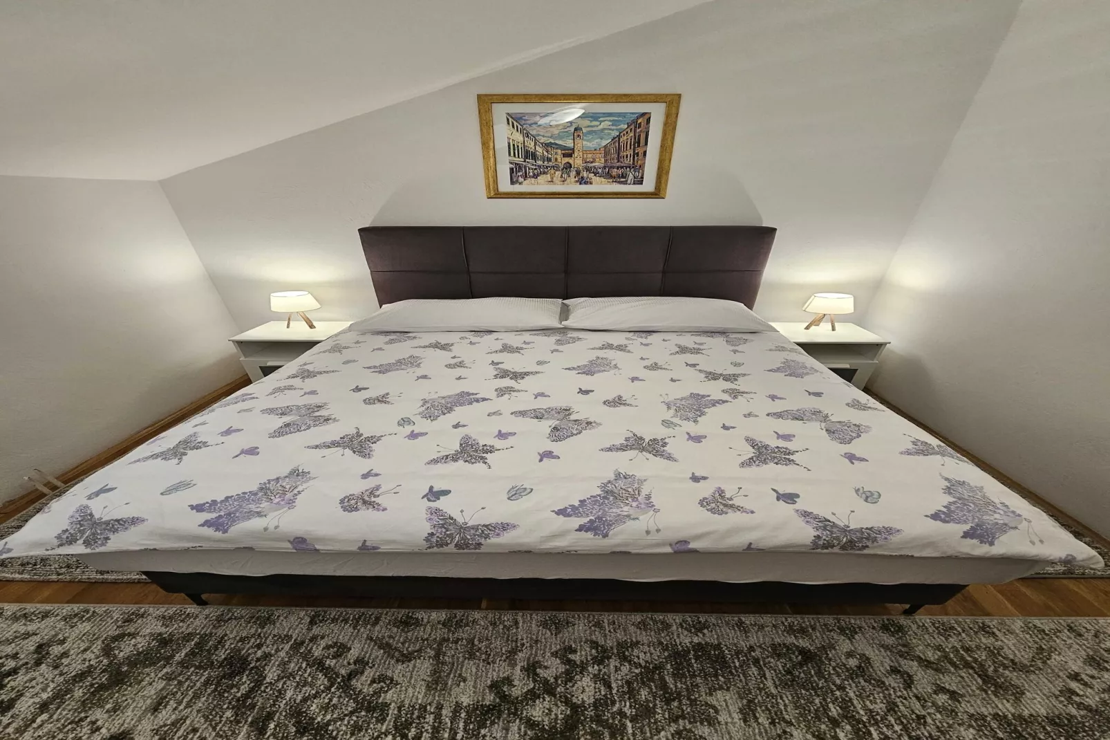 Apartment Kola - Two Bedroom Apartment with Balcony and Sea View (2) - Schlafzimmer