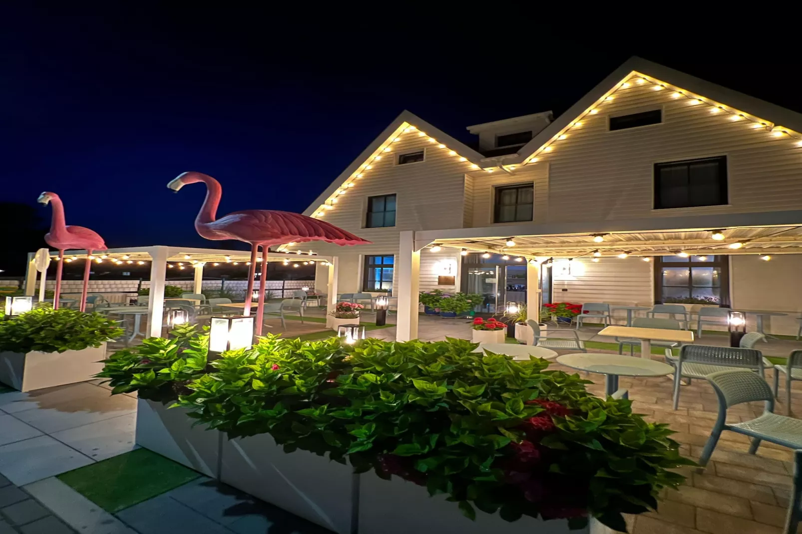 Apartament z balkonem na pierwszym piętrze-Außenbereich Sommer