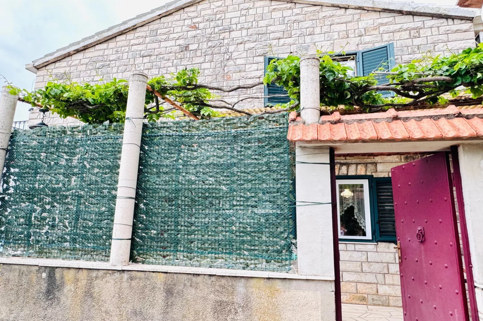 Dalmatian House-Exterior in summer