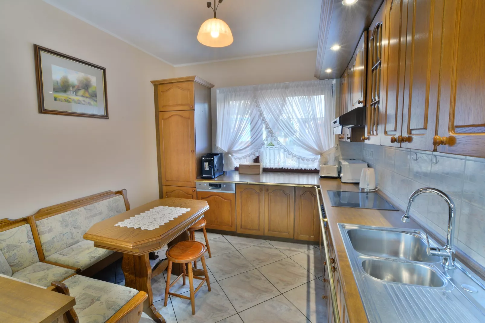 Dom z sauną 150 m2 Ustronie Morskie-Kitchen