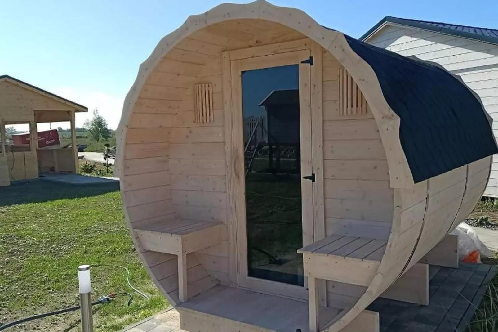 	Domki wakacyjne z basenem Gąski-Terrasse / balcon