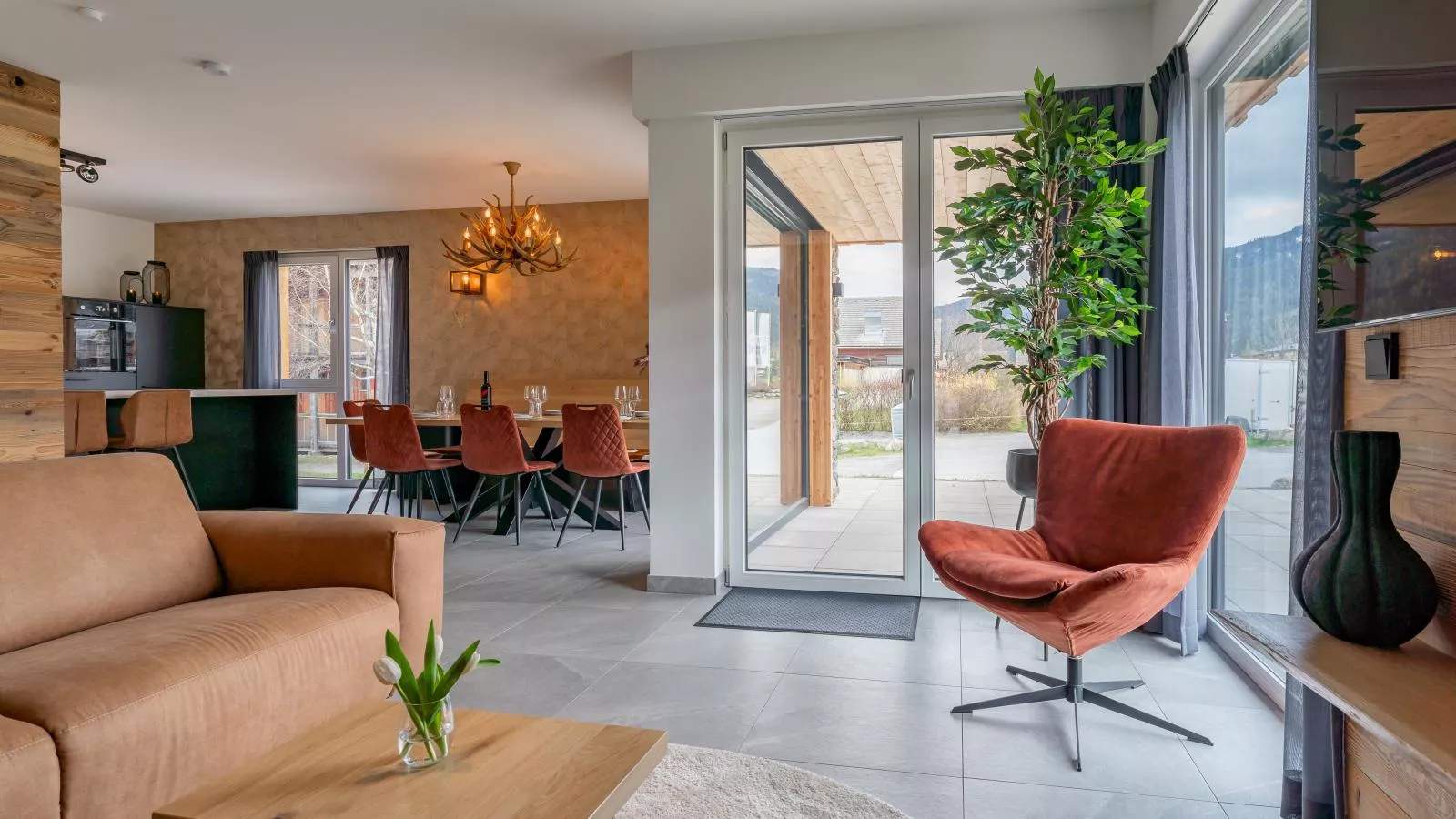 Bergzicht 2B-Wohnzimmer