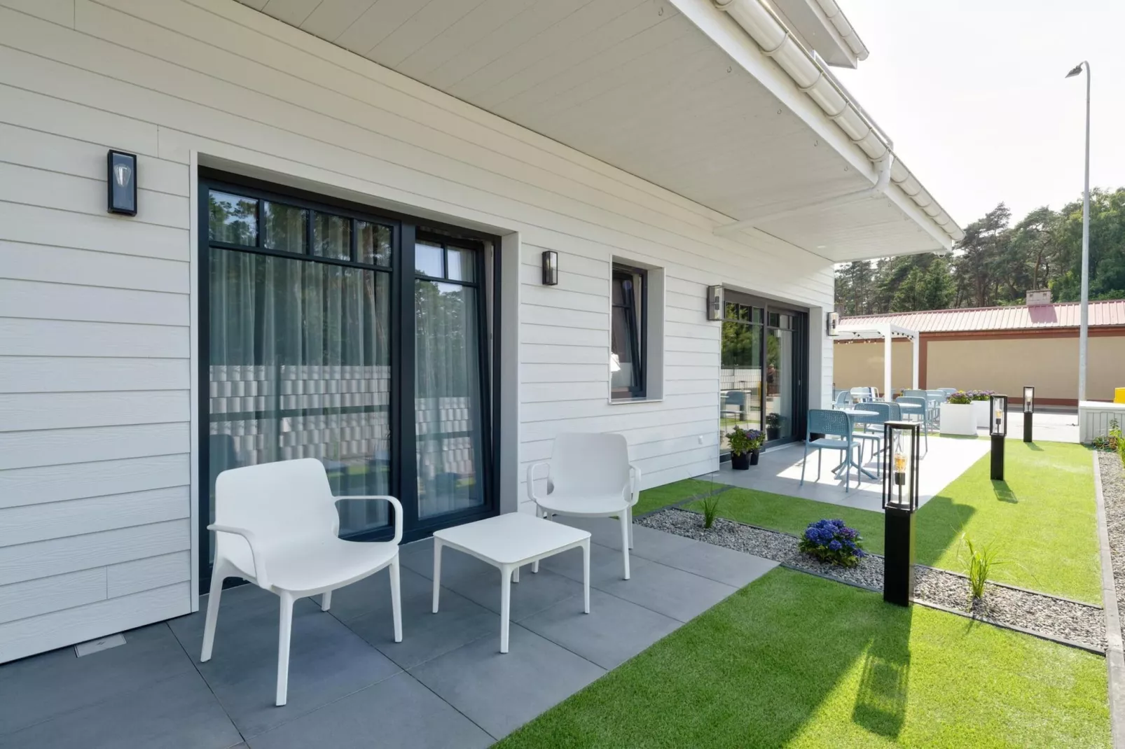 Apartament z tarasem na parterze-Terrasse/Balkon