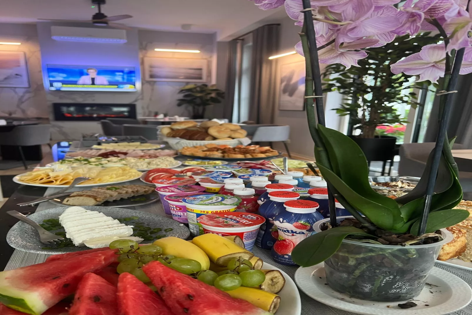 Apartament z balkonem na pierwszym piętrze-Esszimmer