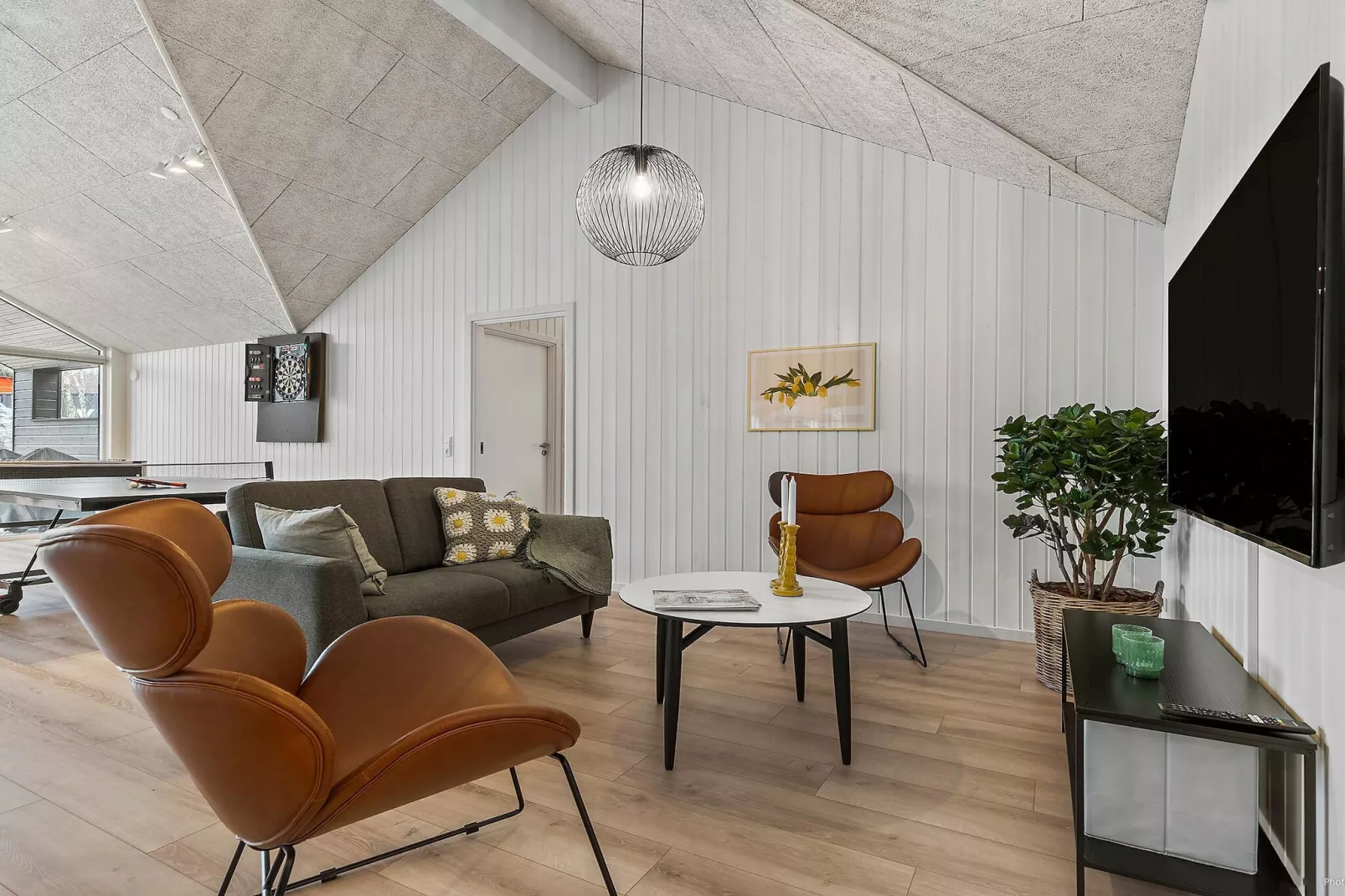 5 Sterne Ferienhaus in Glesborg-Innenbereich