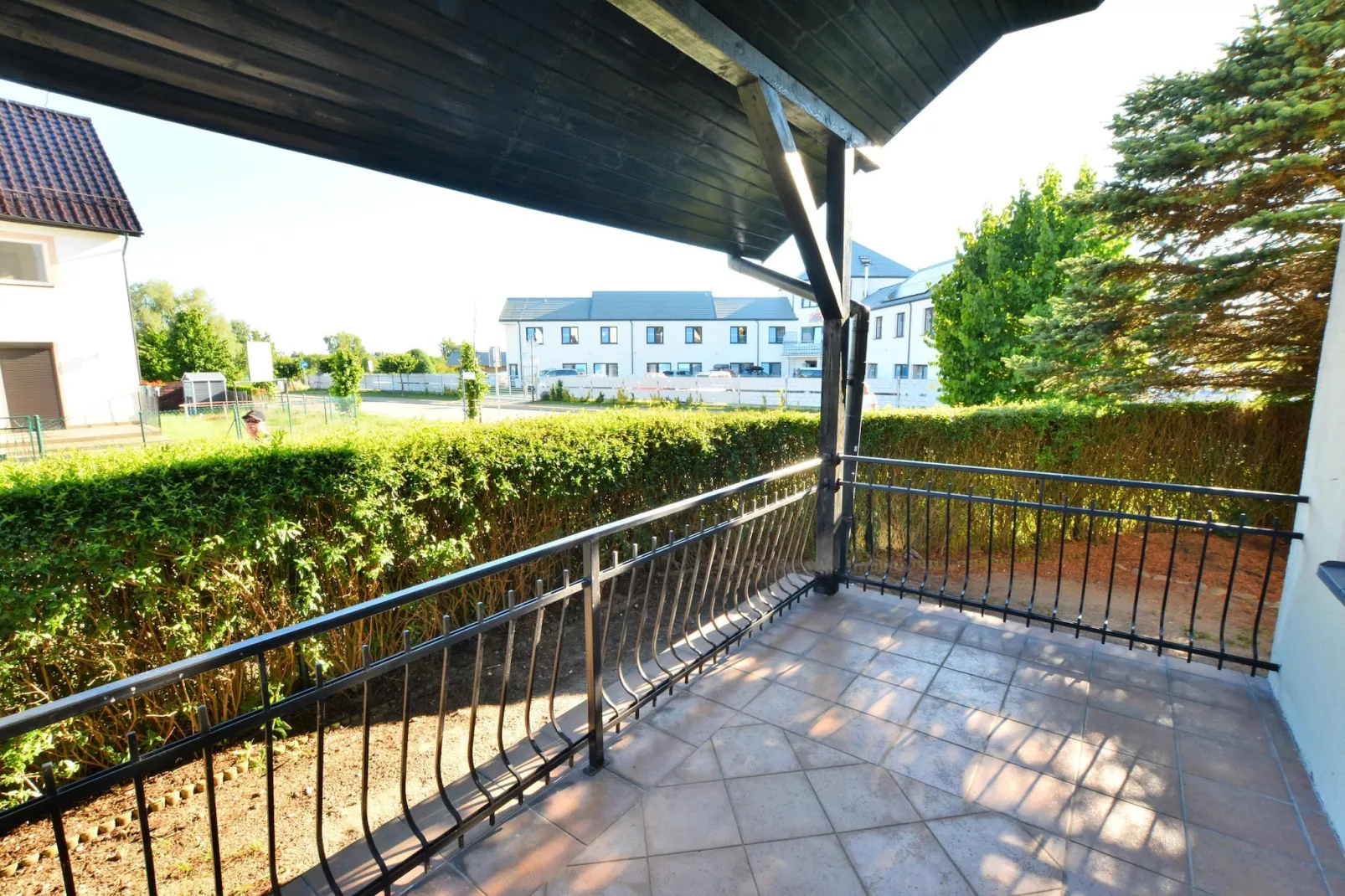 Dom wakacyjny w Jarosławcu-Terrace balcony