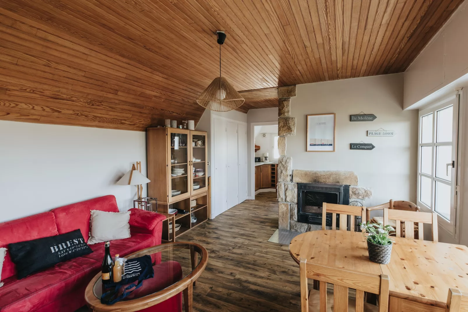 Maison de Vacances vue mer Le Conquet-Salon