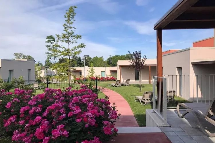 Sisan Family Resort Cisano di Bardolino - App 2 pax-Garten Sommer