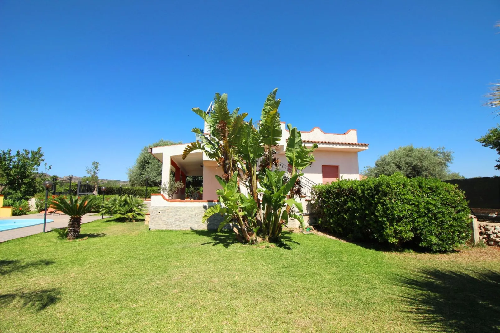 Villa Floridia Siracusa-Gärten Sommer
