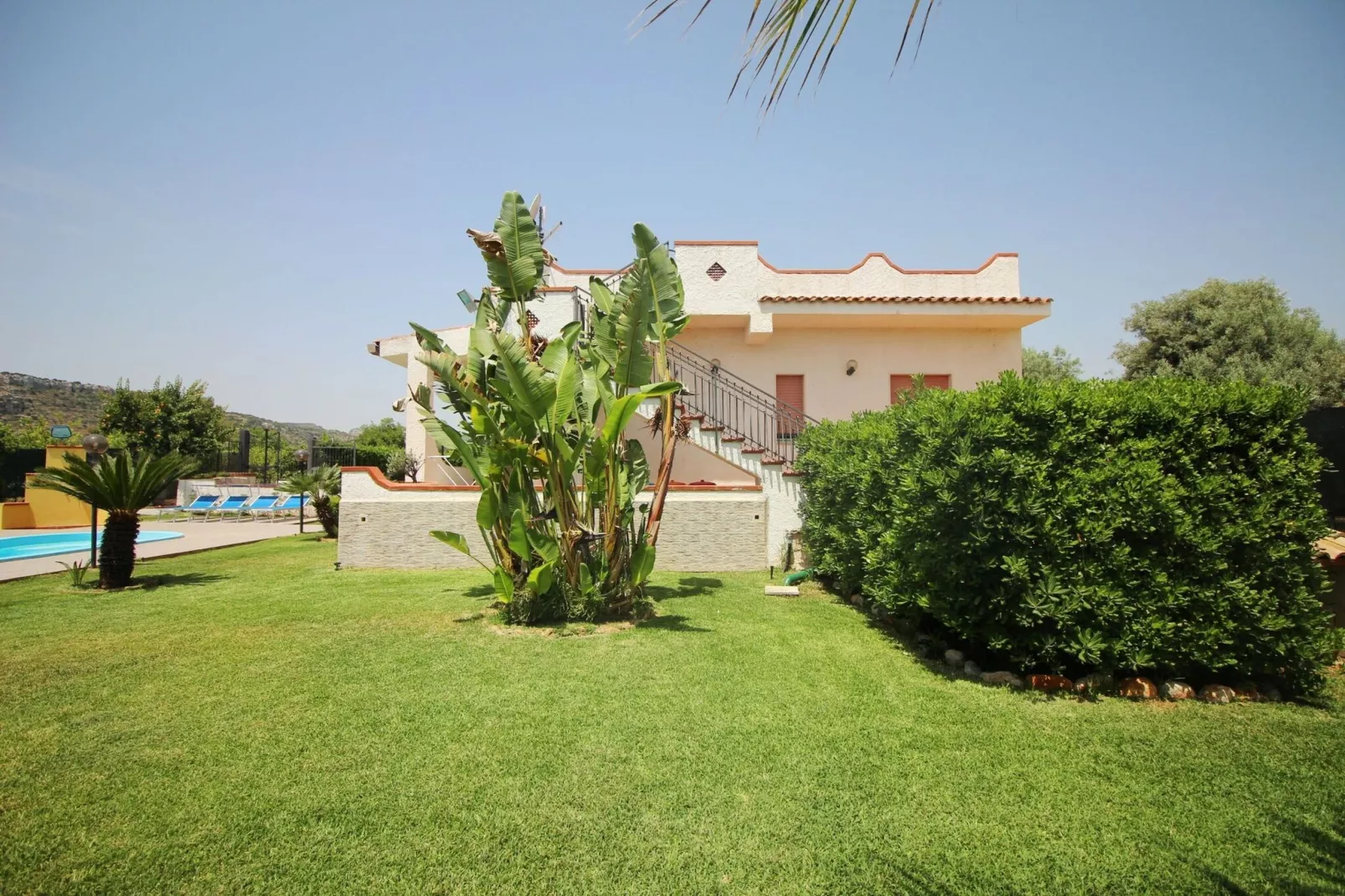 Villa Floridia Siracusa-Gärten Sommer