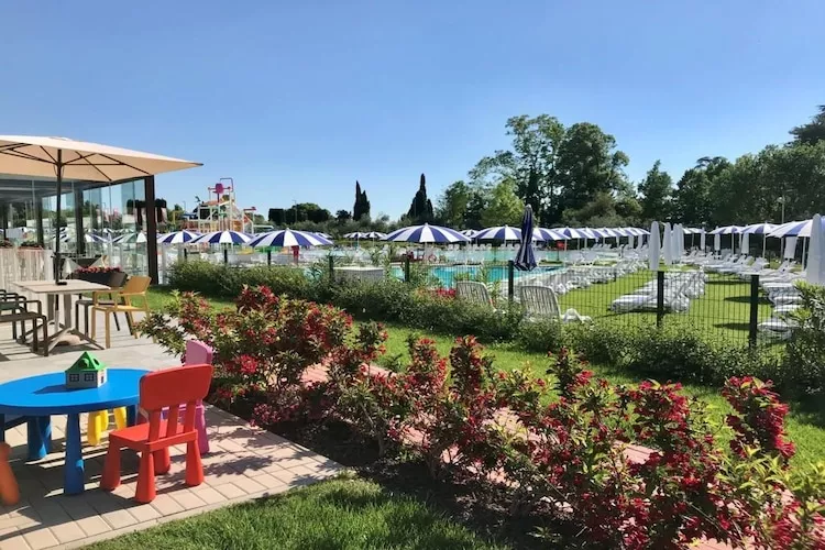 Sisan Family Resort Cisano di Bardolino - App 2 pax-Garten Sommer