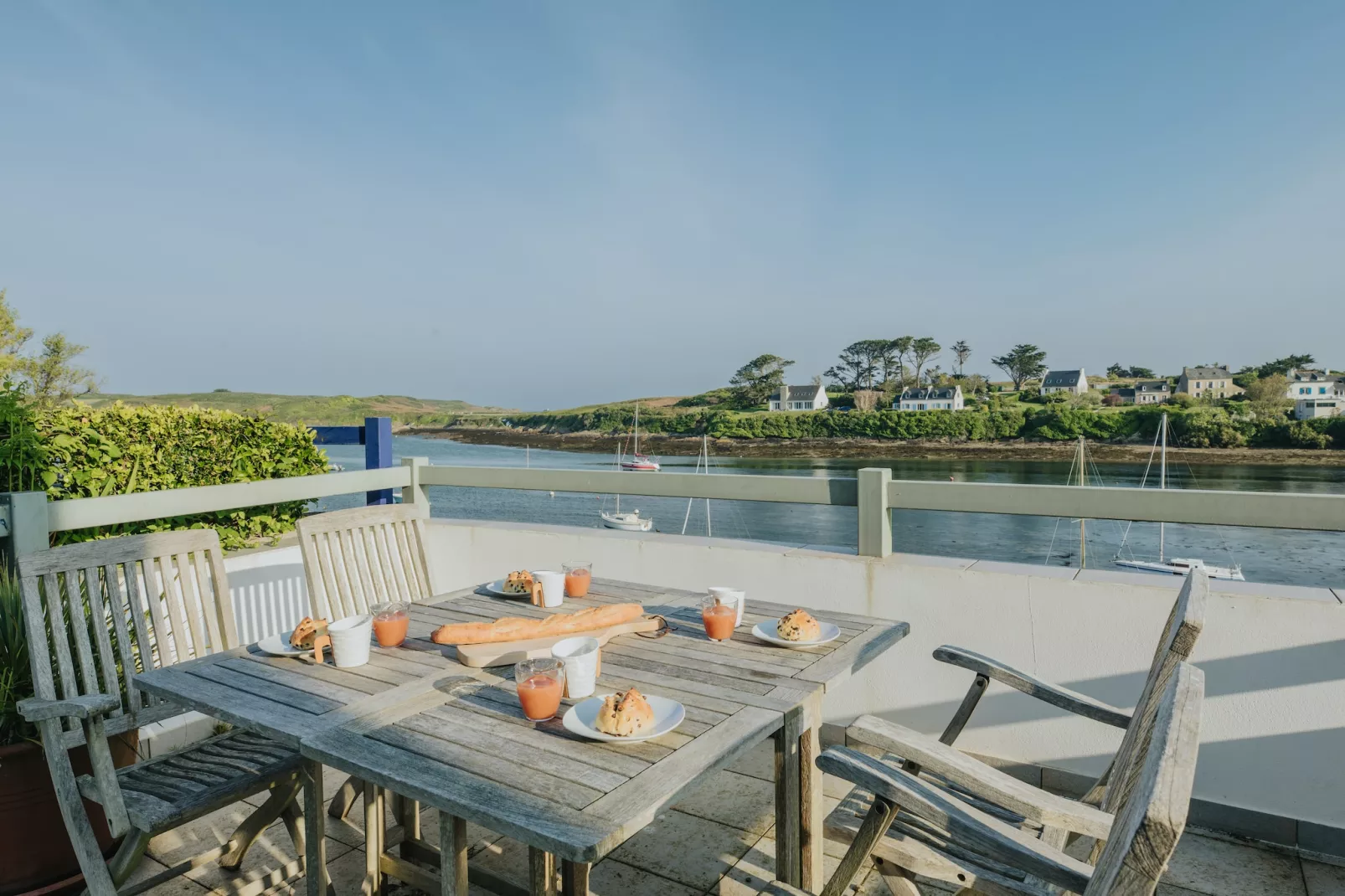 Maison de Vacances vue mer Le Conquet-Terrasse / balcon
