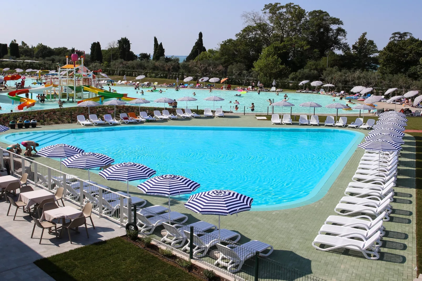 Sisan Family Resort Cisano di Bardolino - App 4 pax-Schwimmbad