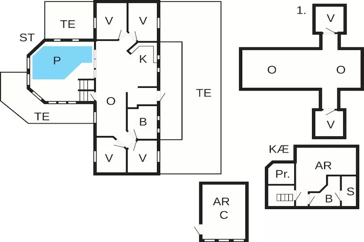 12 person holiday home in Hirtshals-By Traum-Floor plan