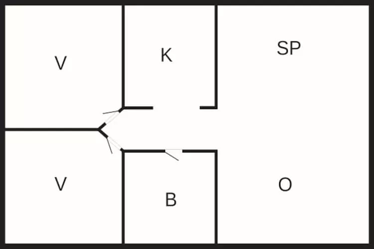 Appartement dans le centre de Frederikshavn - Plan