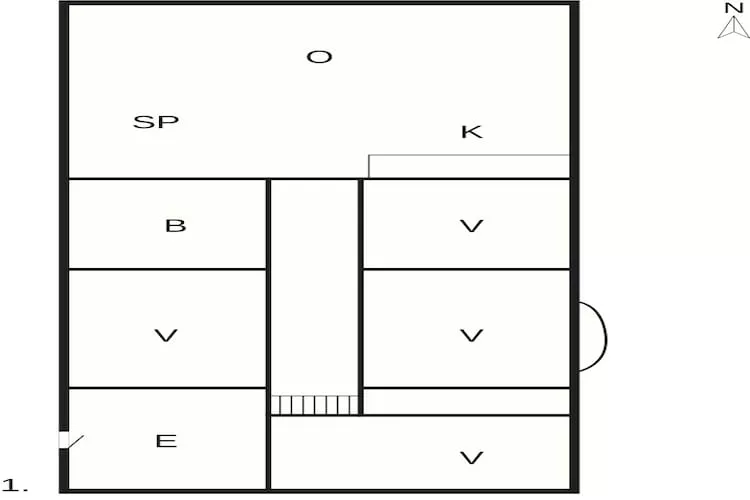 4 etoiles maison de vacances a Dybvad-Plan
