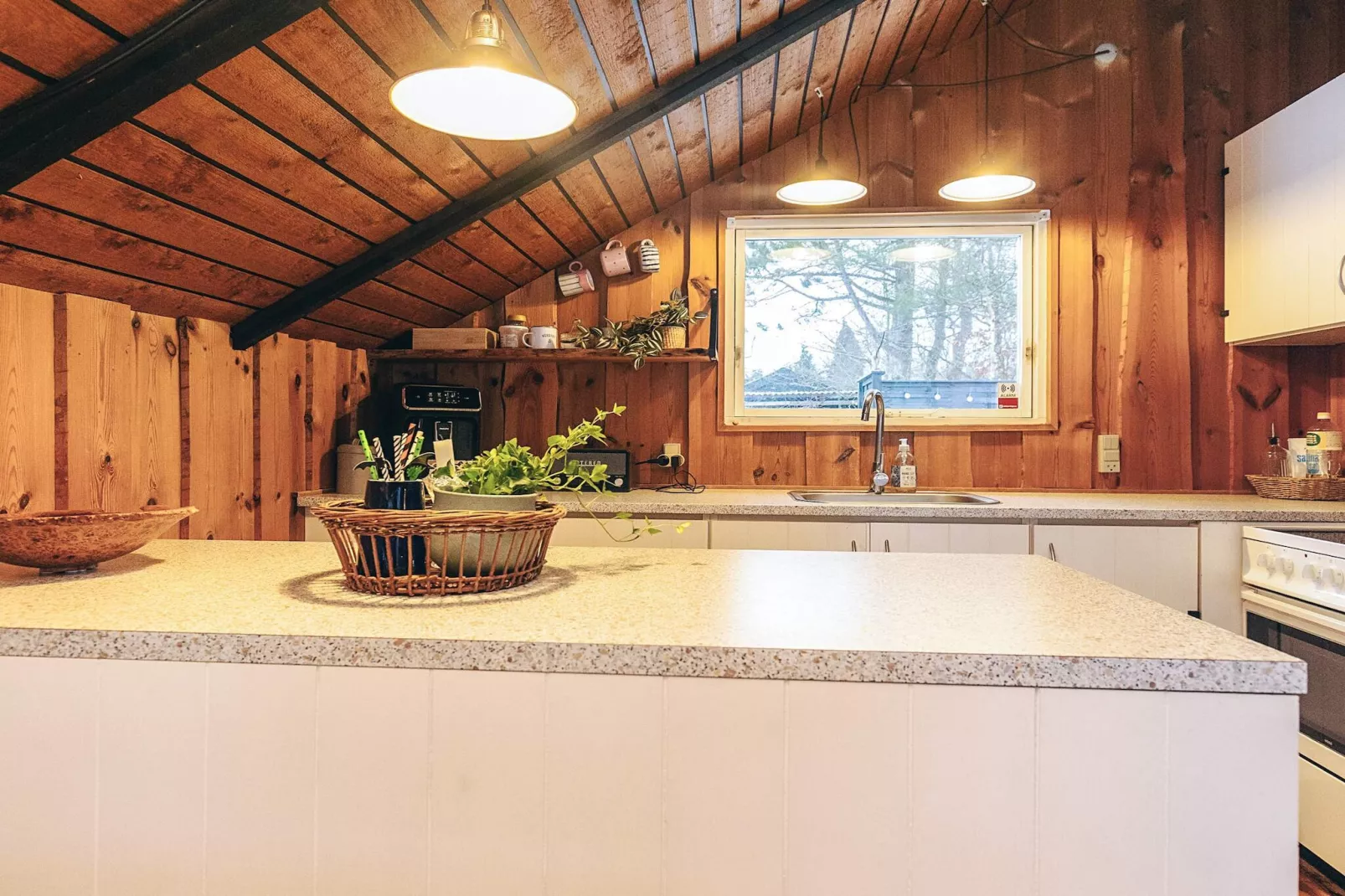 Ferienhaus in der Nähe eines Angelsees