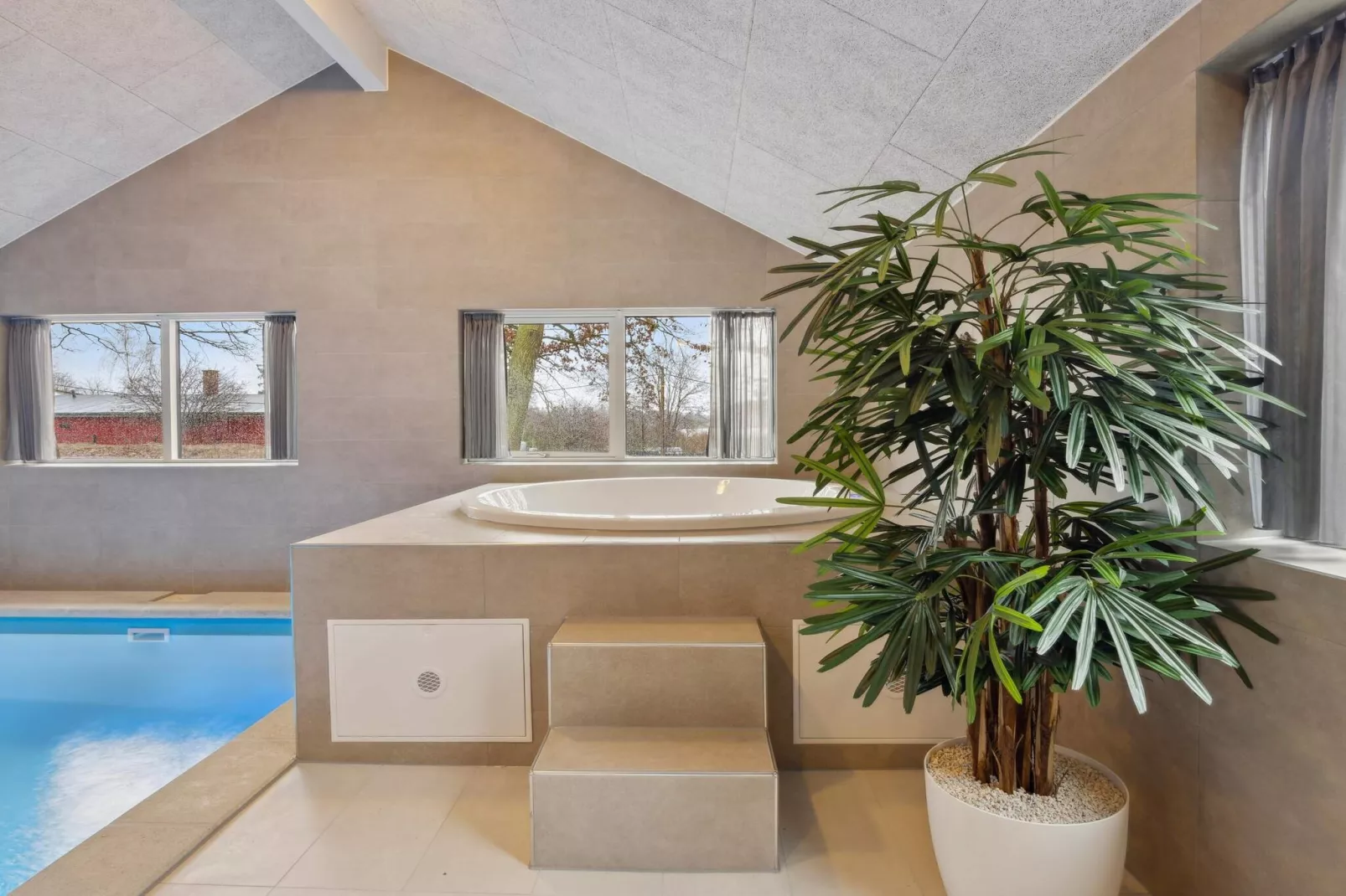 5 Sterne Ferienhaus in Glesborg-Schwimmbad