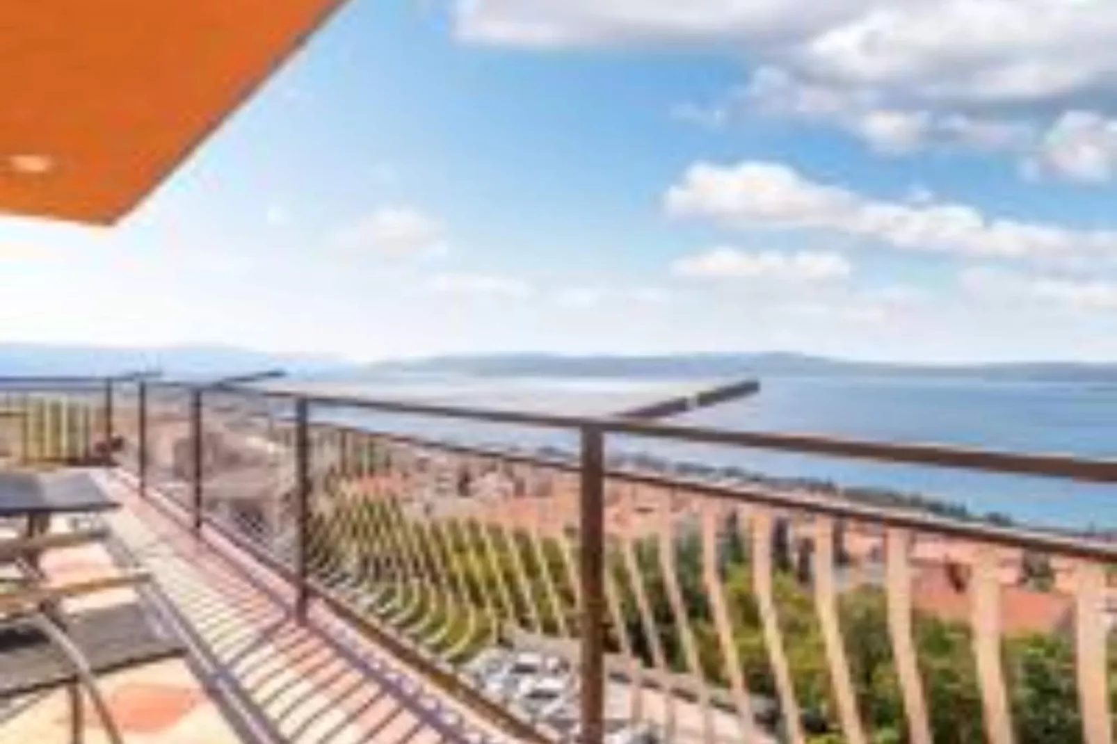 Apartments Panorama - Three Bedroom Apartment with Balcony and Sea View (3)-Terrace balcony