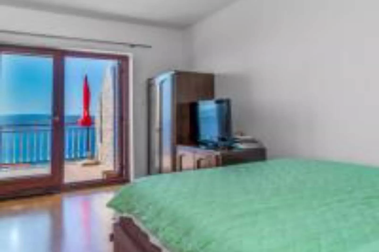 Apartments Panorama - Two Bedroom Apartment with  Terrace and Sea View (1)-Schlafzimmer