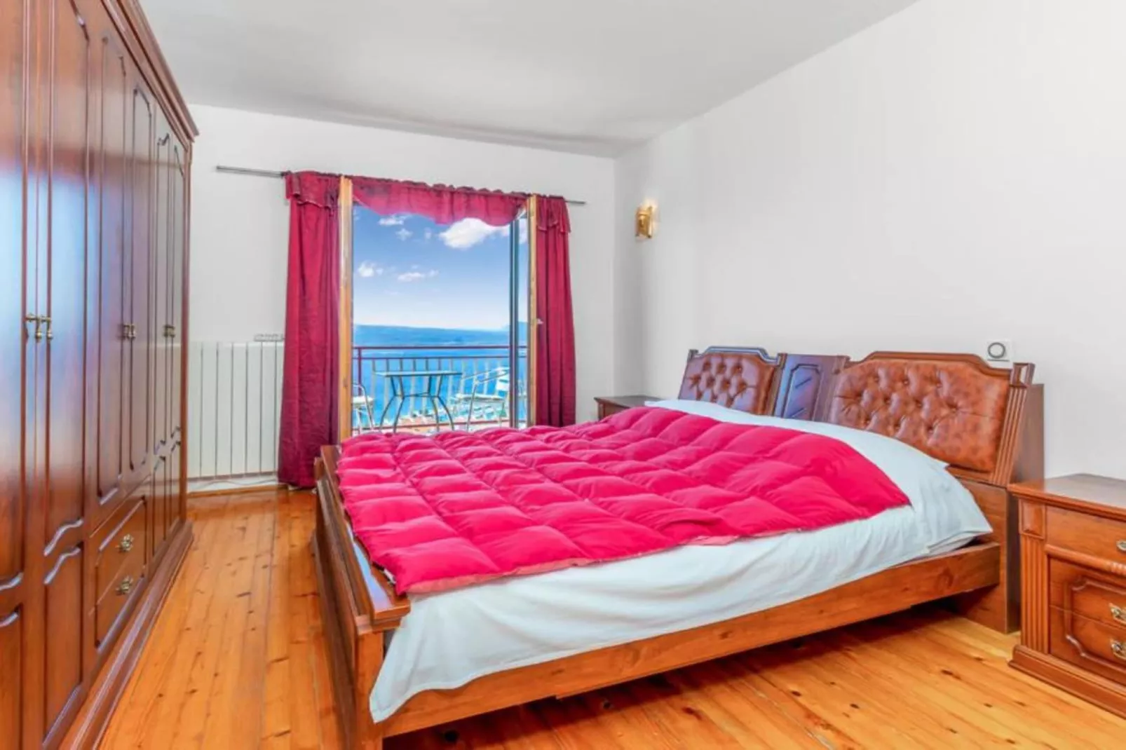 Apartments Panorama - Two Bedroom Apartment with  Terrace and Sea View (1)-Schlafzimmer